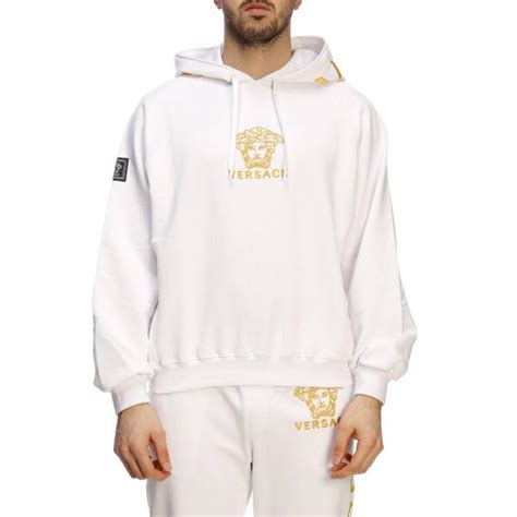 versace white and gold jumper|Versace jumper men's sale.